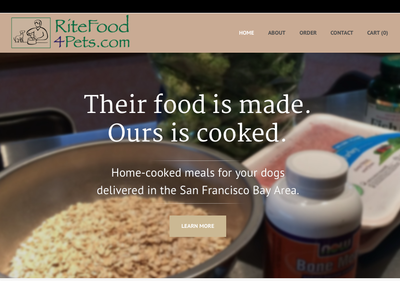 Pet Food website