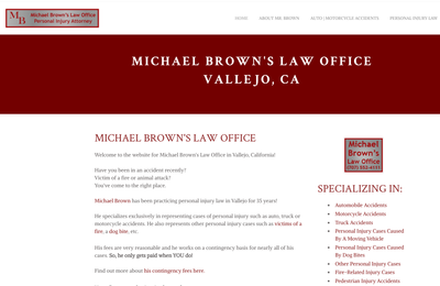 Attorney website design